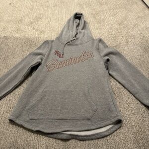 Colosseum gray FSU hoodie